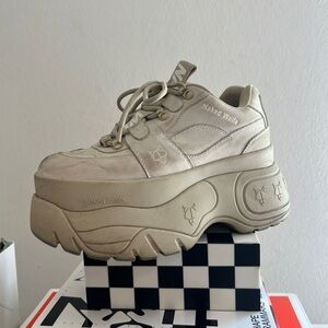 Naked Wolfe Sporty Taupe Suede